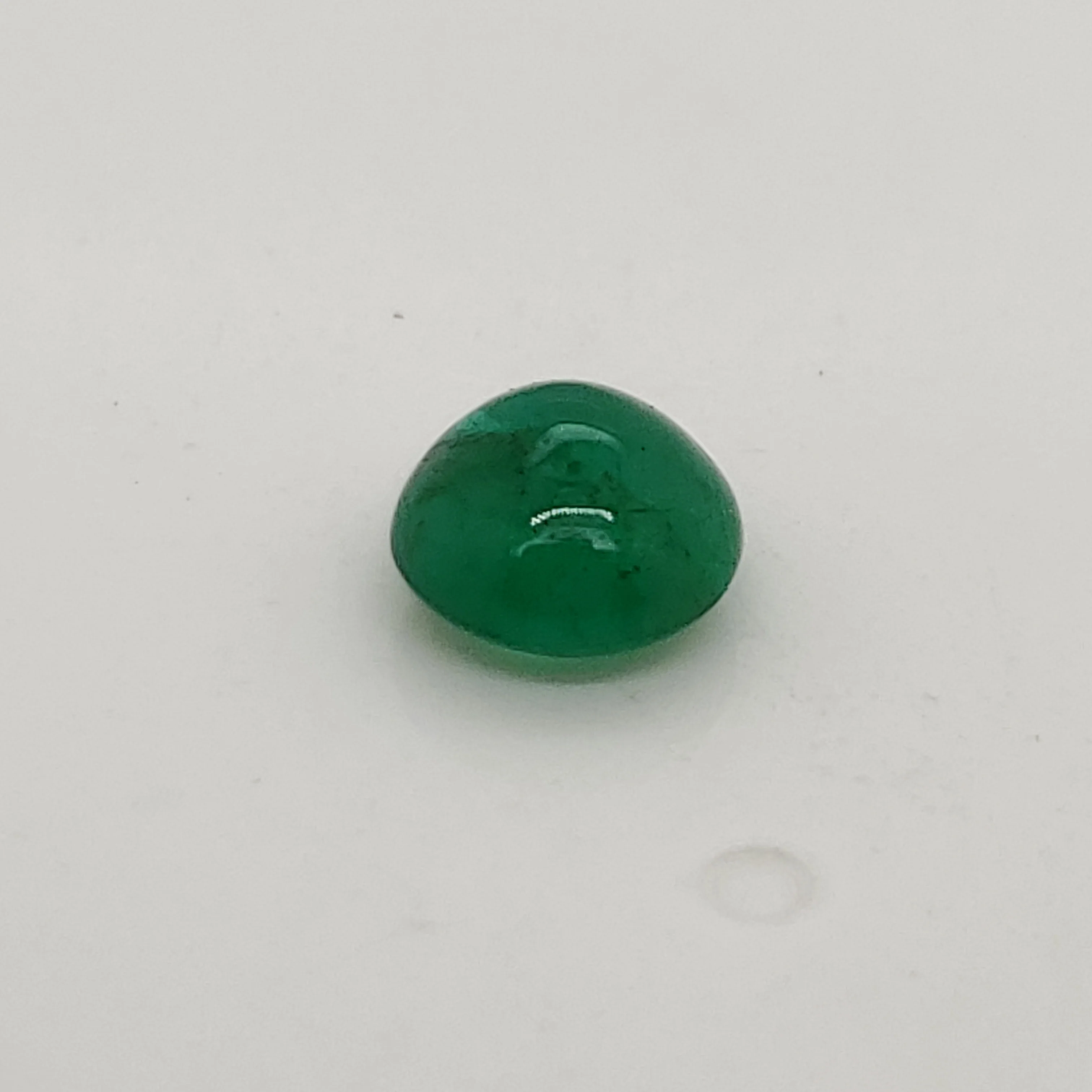 1.76 Cttw Plat/18Kt Two Tone Emerald And Diamond Halo Pendant/Necklace - Image 3