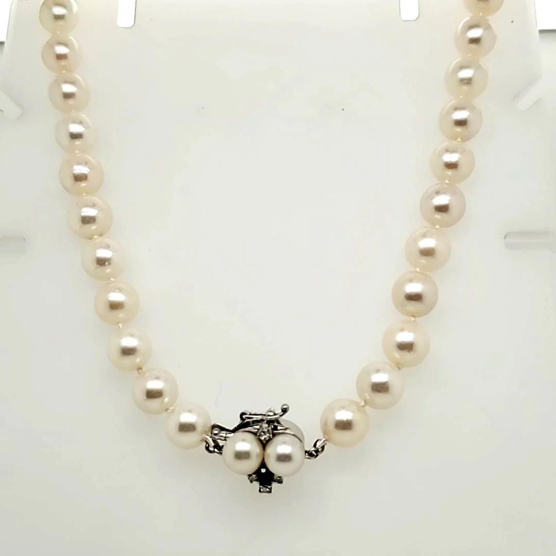 16"" Strand Cultured Akoya Pearl Necklace