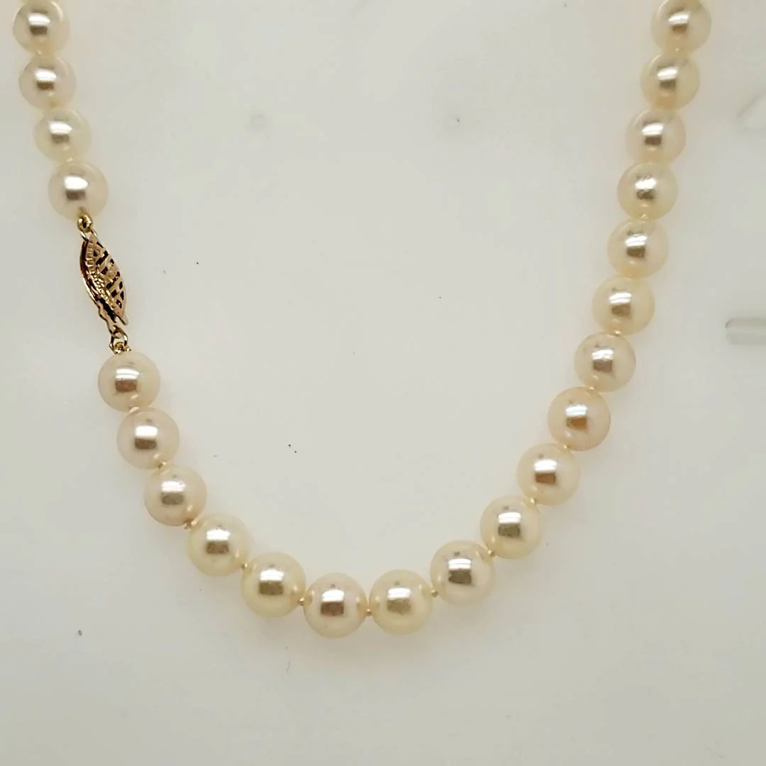 18"" Cultured Akoya Pearl Strand