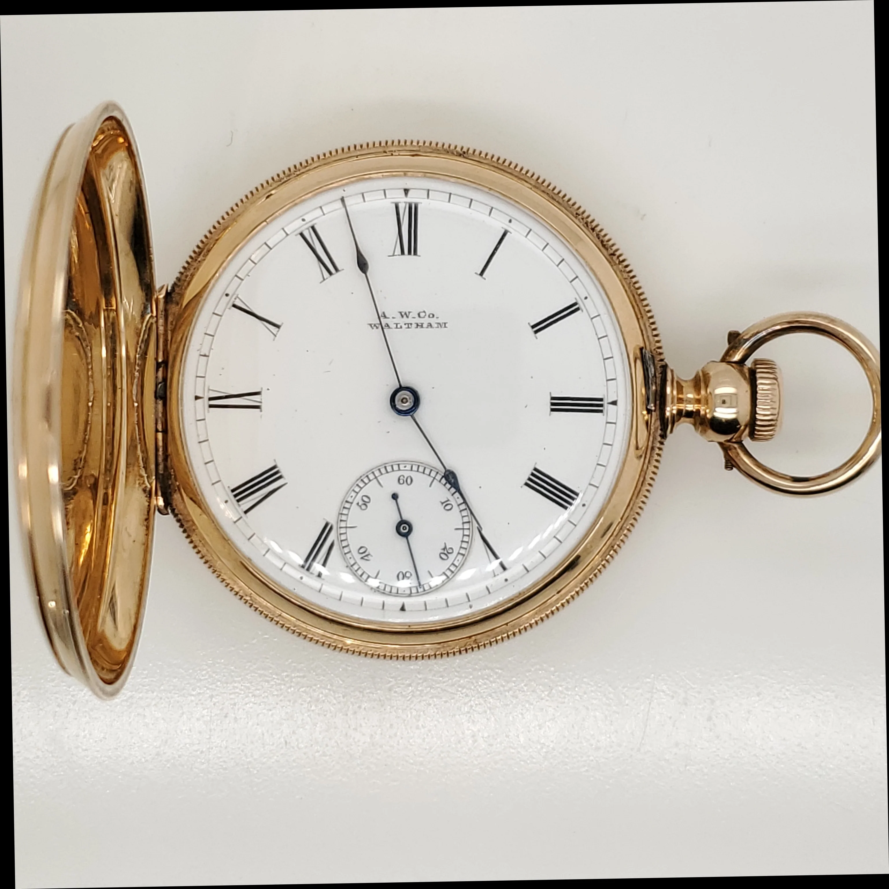 1880 Waltham 14Ktyg Hunters Case Pocket Watch - Image 2