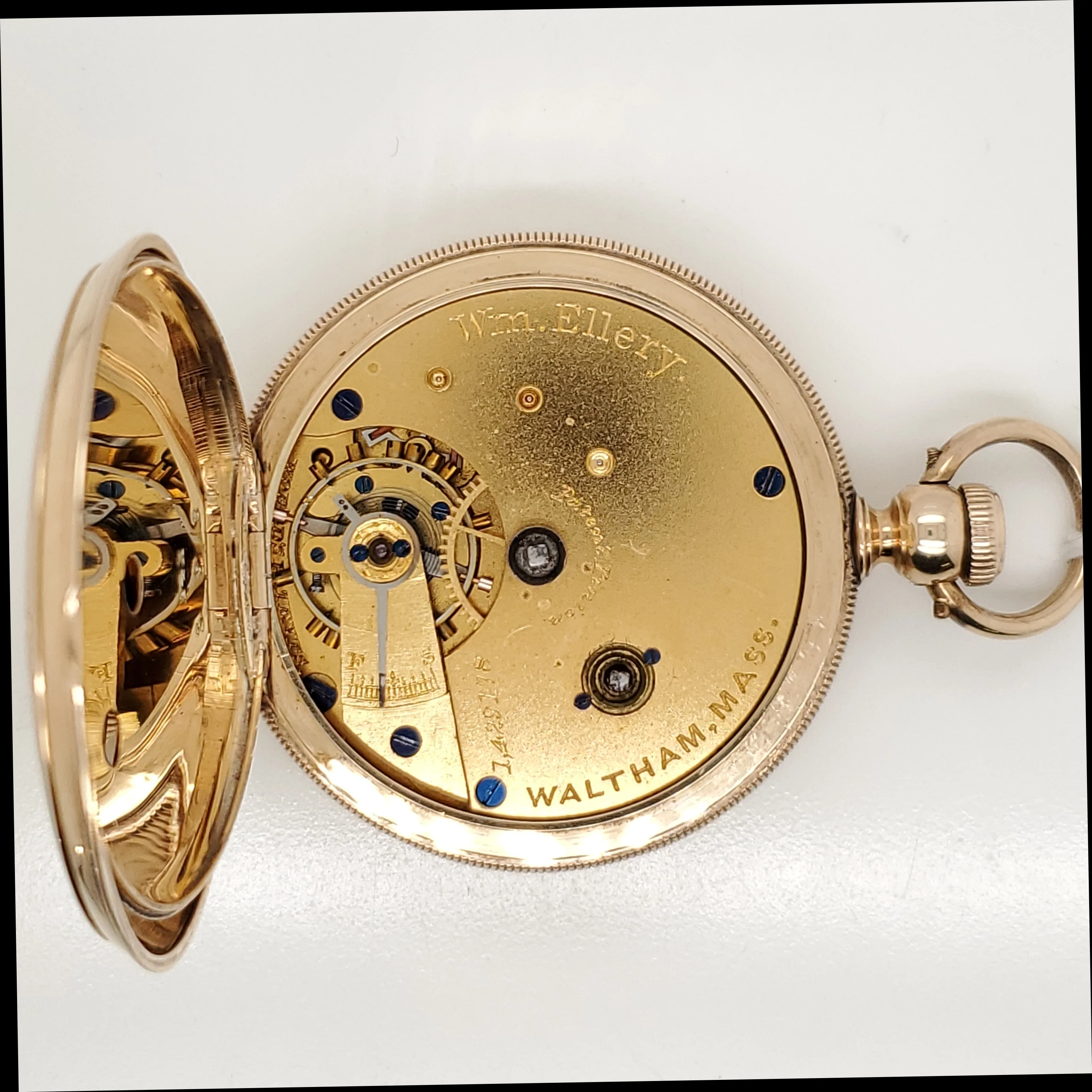 1880 Waltham 14Ktyg Hunters Case Pocket Watch - Image 3
