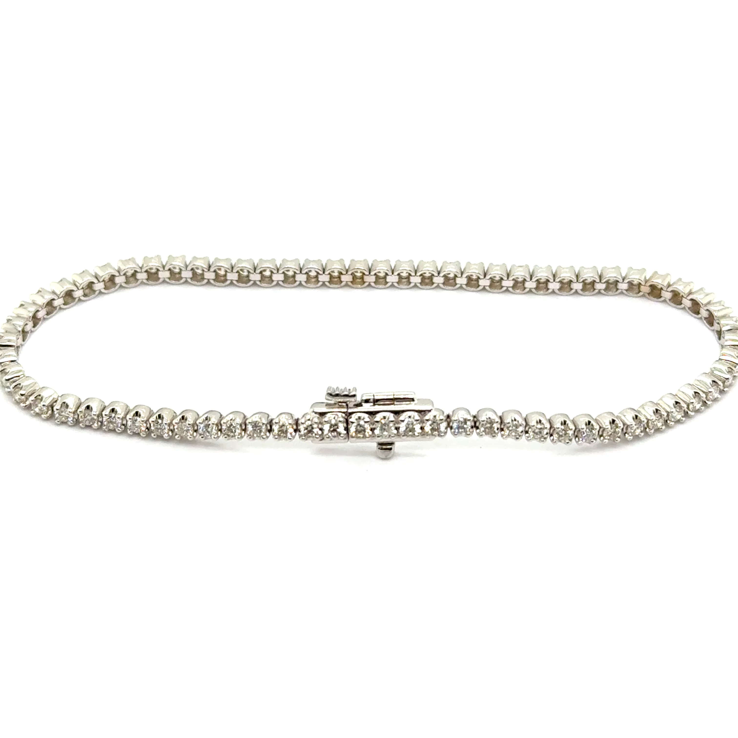 2.00ctw 14Kt White Gold Diamond Tennis Bracelet