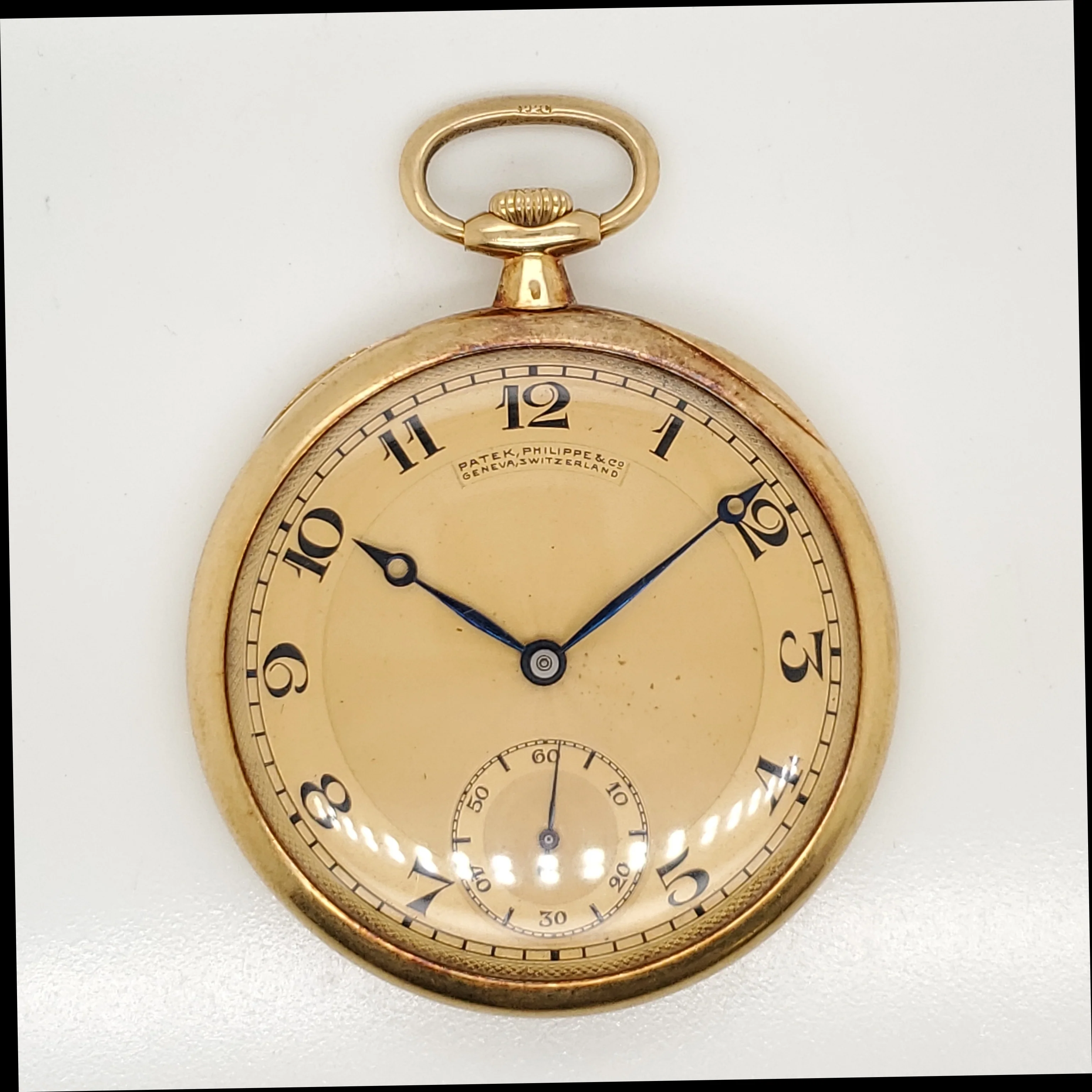 Antique 1920-1925 Patek Philippe Open Faced Pocket Watch