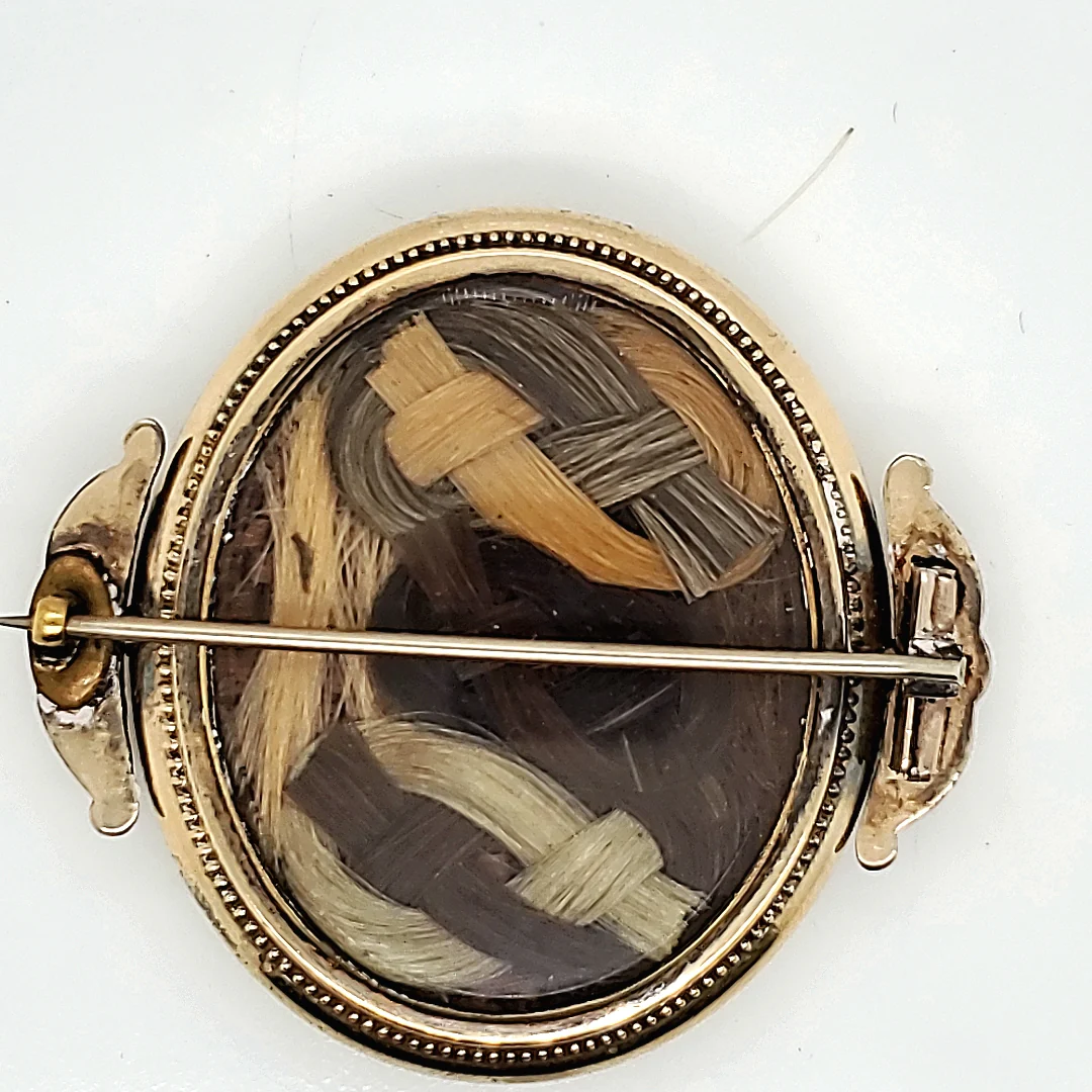 Antique Mid-Victorian Gold Filled Picture/Hair Locket - Image 2