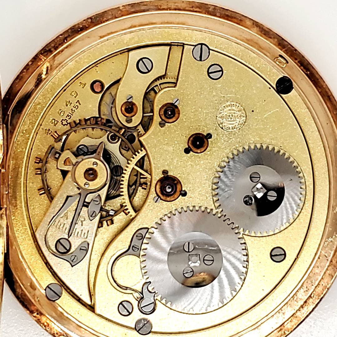 IWC 14Kt Yellow Gold Hunters Case Pocket Watch - Image 2
