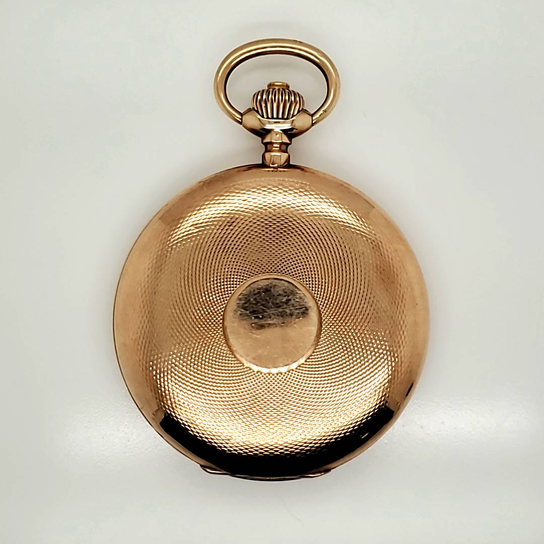 IWC 14Kt Yellow Gold Hunters Case Pocket Watch - Image 3