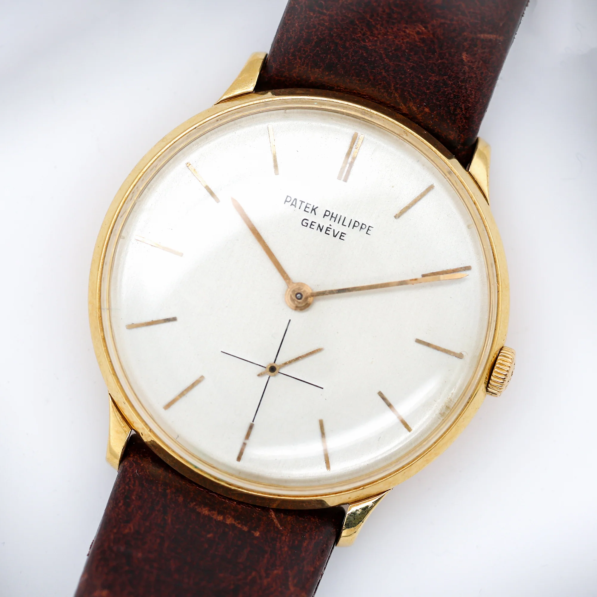 Late 1960s 18Ktyg Patek Philippe Calatrava Manual Wind Wrist Watch