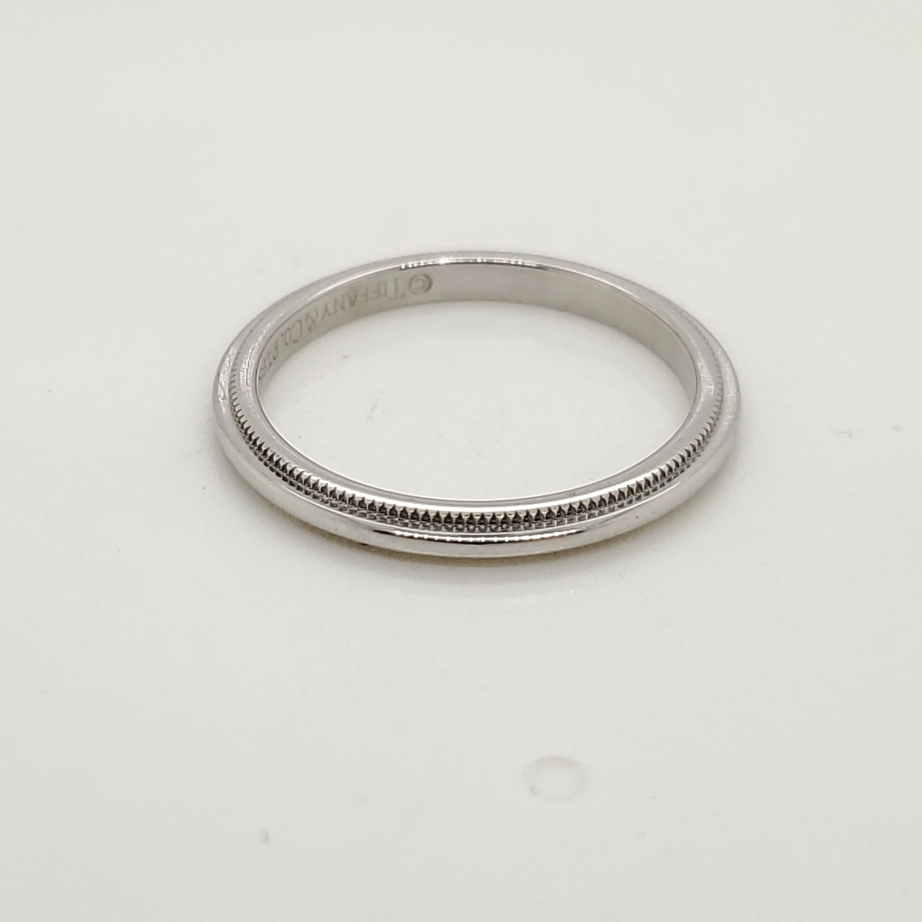 Pre - Owned Tiffany & Co Platinum Wedding Band