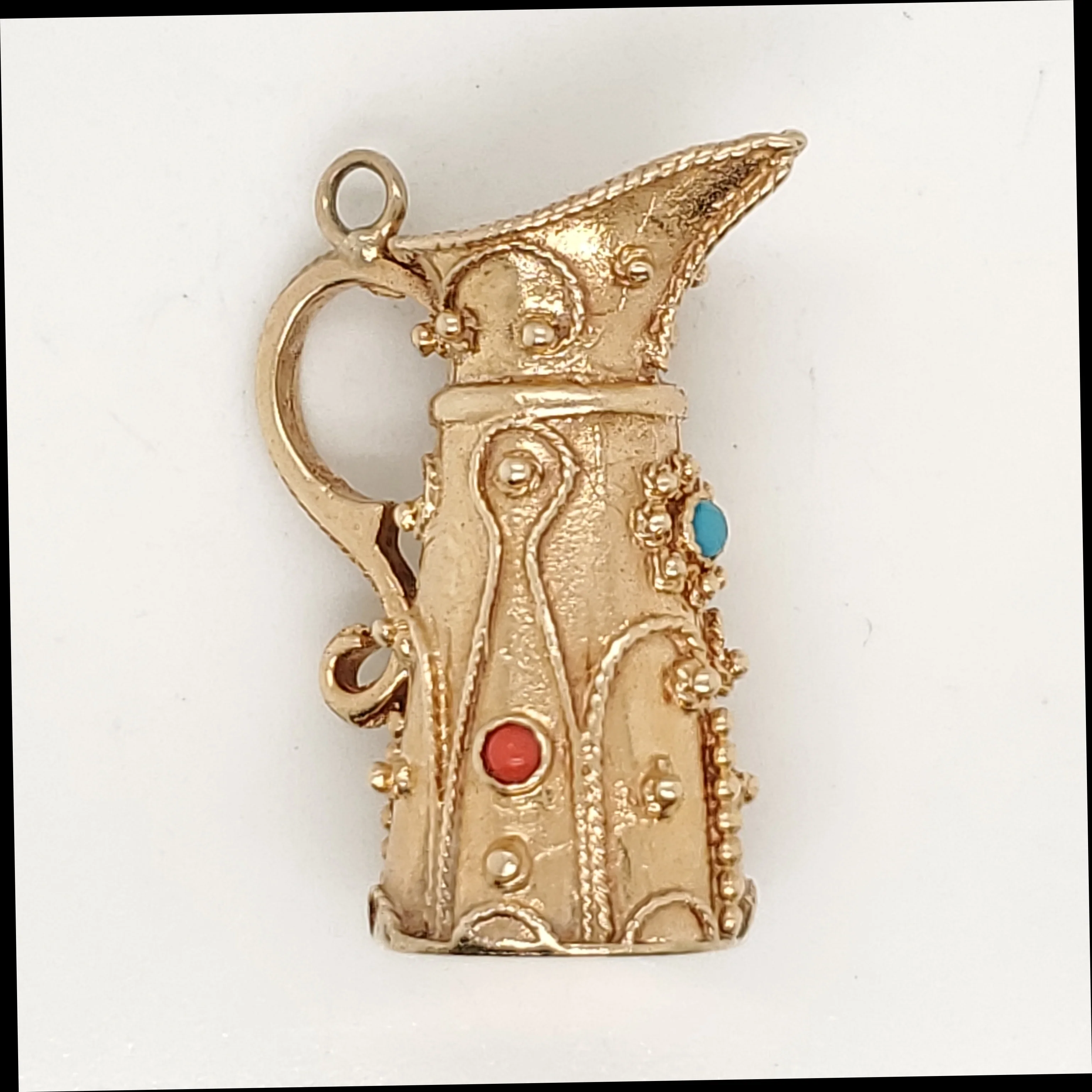 Vintage 14kt Yellow Gold Ewer Charm