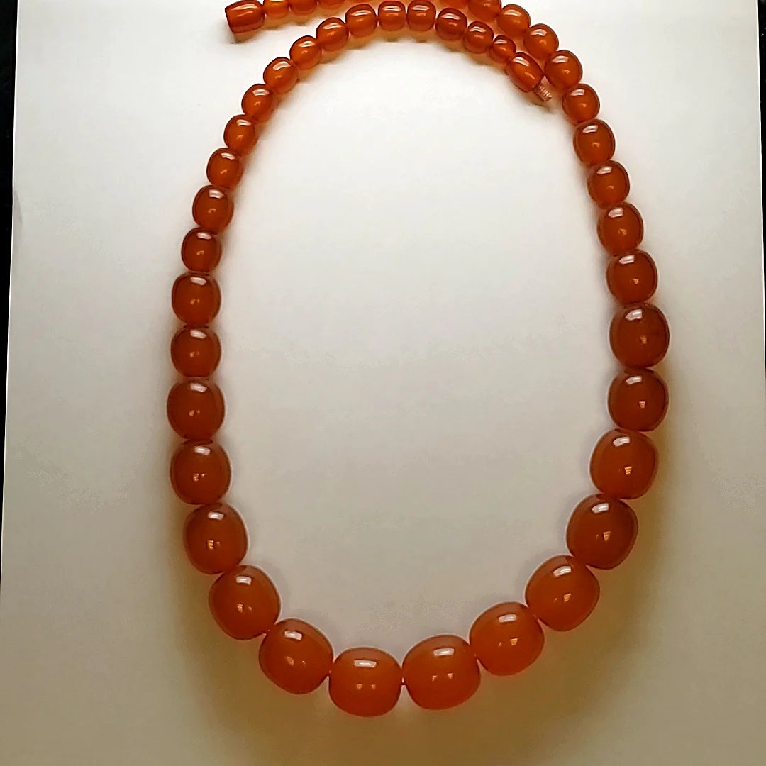 Vintage Amber Bead Necklace